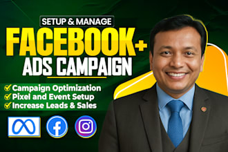 setup facebook ads campaign, fb advertising, instagram ads for sales and leads