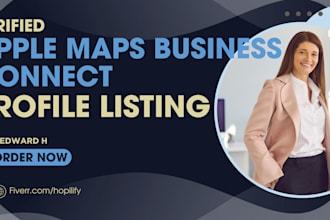 create apple maps listing, apple maps business connect profile set up google map