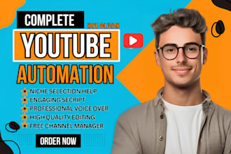 setup youtube automation channel business for you and create cash cow videos