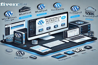 build bluehost, hostinger, godaddy, siteground, hostgator, wordpress website wix