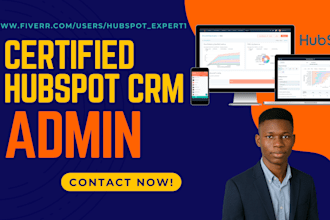 be your hubspot admin CRM virtual assistant hubspot crm consultant CRM expert