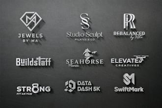 design construction, mechanical, builders, transport and companies logo