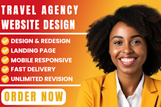 travel agency website, tour, tourism website, travel website in wordpress or wix
