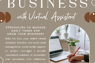 empower your business as your creative virtual assistant