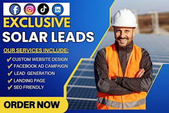 generate solar installation leads homeowner roofing leads solar landing page