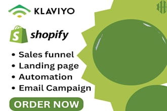 klaviyo email template for your shopify store flows integration and campaigns