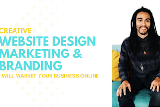 design your website with creative branding and marketing strategy