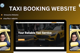 create taxi booking chauffeur website limousine car rental app vtc website limo
