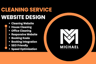 cleaning service website booking koala handyman, office, house cleaning website