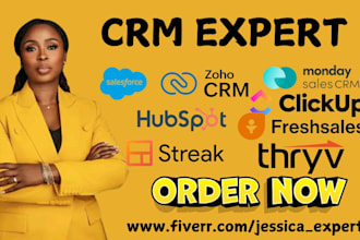setup monday crm zoho crm clickup hubspot crm freshsales streak salesforce thryv