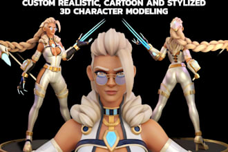 3d realistic character modeling stylized 3d game character rigging unreal engine