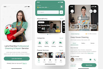 develop on demand handyman app, home service app, multi service app