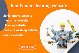 create junk removal handyman cleaning website pressure washing machine service