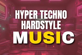 sing song, produce hyper techno, hardstyle techno house as female ghost producer