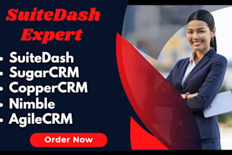 setup suitedash, install and customize sugarcrm copper crm nimble agile crm