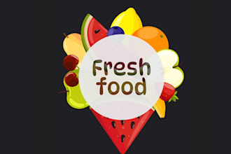 make awesome new organic fruit logo