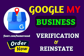 verified gmb listing reinstate disabled suspended  instant verification profile