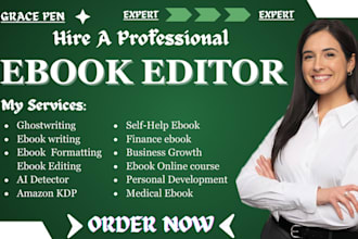 be your expert ebook editor, ai detector, plagiarism checker and book formatter