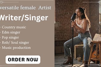 female country singer, female singer, sing country song, vocalist, songwriter