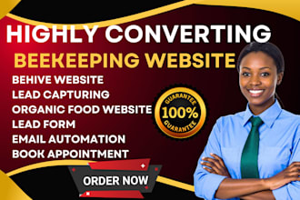design beekeeping website beehive landing page apiary mascot store honey leads