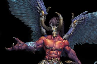 paint miniatures up to display standard