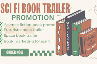 do creative video sci fi book trailer children book promotion video