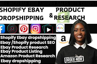 do shopify ebay dropshipping ebay product listing SEO amazon product research