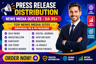 pr distribution on news article, press release, high da guest posting service