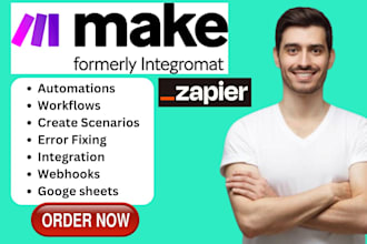 automate your business using make com, make com automation made com