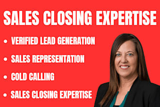 be your sales closer b2b sales representative for business leads telemarketing