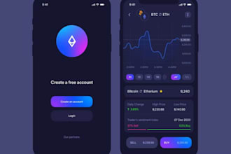 do mobile app development crypto app investment app chatting app android ios app