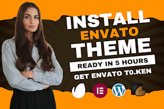 install envato elements, template kit, themeforest, elementor kit and themes