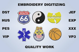 do top quality embroidery digitizing fast and accurate