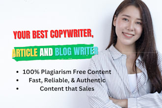 be the best copywriting and seo website content writer