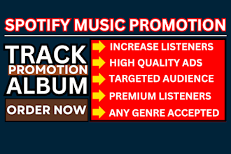 run targeted ads to promote your music on spotify, spotify track, album