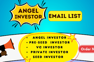 provide angel investors email list from USA and europe