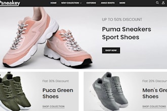design luxury sneakers shopify store shoe store footwear kicks sneakers website