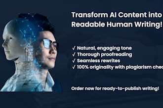 transform ai content into readable human writing