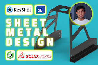 design sheet metal fold and laser cutting for manufacturing