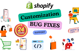 give you shopify customization and support