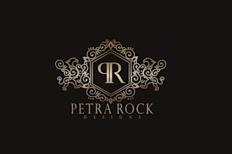 design signature stamped paintings home decor logo