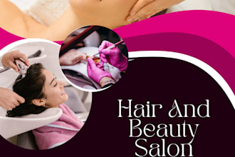 write a detailed business plan for hair salon, beauty salon and salon products