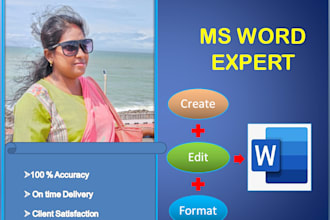 design and format microsoft word for you
