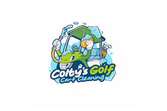 design golf carts cleaning logo