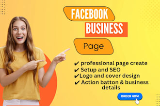 create, setup and design professional business page