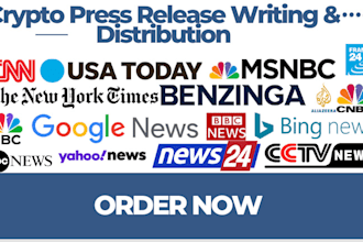 write crypto press release, press release distribution, PR distribution, nft PR