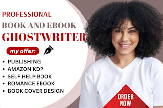 ghostwrite your self help ebook, amazon KDP book writer, romance ghostwriter
