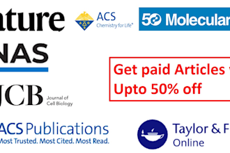 download research and review articles from any journal with discount