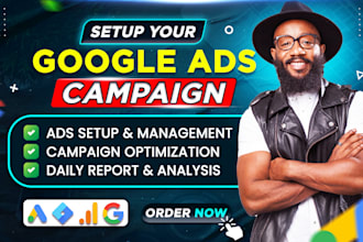 be your google ads consultant, setup and manage search ads, PPC campaign