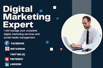 be your professional digital marketer and ads manager